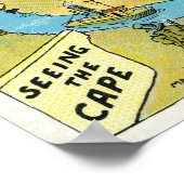 ケープコッド上の漫画の関心点 ポスター (角)