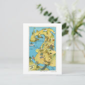 ケープコッド上の漫画の関心点 ポストカード (スタンド正面)