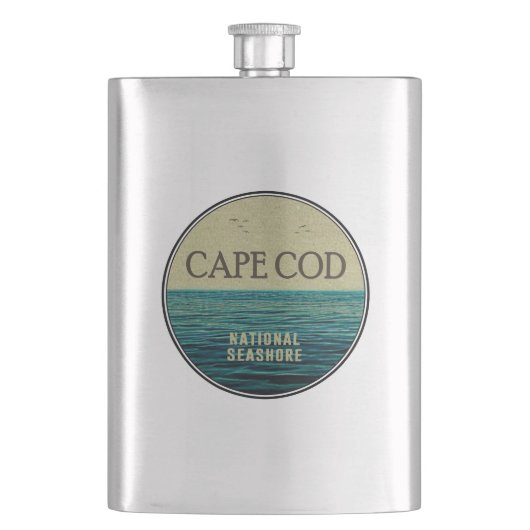 ケープコッド国立海岸海鳥 フラスク (正面)