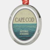 ケープコッド国立海岸海鳥 メタルオーナメント (左)