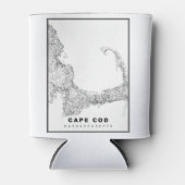 ケープコッド地図 缶クーラー (正面)