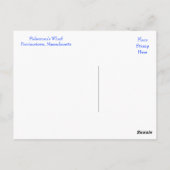 ケープコッド州都MAフィッシャーマンズワーフハガキ ポストカード (裏面)