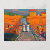 ケープコッド桟橋バイウィリアムグラックスヴィンテージ ポストカード (正面)