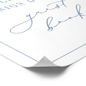 ケープコッド沿岸 ブルー ゲストブック サイン (角)