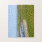 ケープコッド湾の海のビーチ ジグソーパズル (縦)