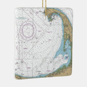 ケープコッド湾図 セラミックオーナメント (右)