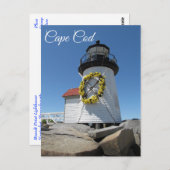 ケープコッド灯台，ナンタケット，マス葉書 ポストカード (正面/裏面)