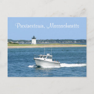 ケープコッド灯台Provincetown MAポストカード ポストカード