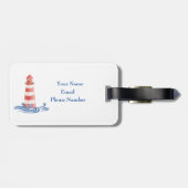 ケープコッド目的地ウェディングアクリル荷物タグ ラゲッジタグ (裏面横)