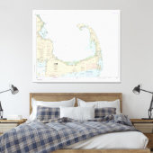 ケープコッド航海のベイ図13246 キャンバスプリント (インサイチュ (寝室))
