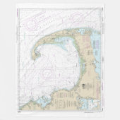 ケープコッド航海のベイ図13246 フリースブランケット (正面)