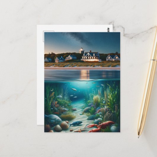 ケープコッド葉書 ポストカード (正面/裏面インサイチュ)