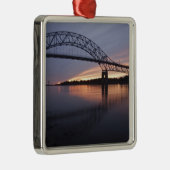 ケープコッド運河を渡るサガモール橋 メタルオーナメント (右)