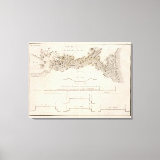 ケープコッド運河 キャンバスプリント (正面)