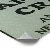 ケープコッド風車ブランドクランベリーラベル ポスター (角)