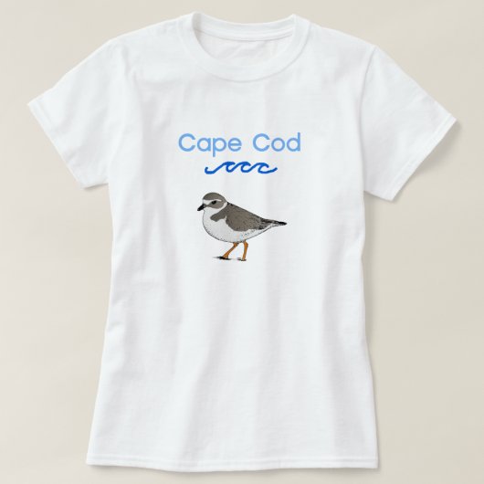 ケープコッド コウテイハマシギ Tシャツ (デザイン正面)