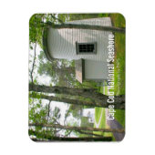 ケープコッド、スリーシスターズライトハウスマグネット マグネット (縦)