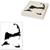 ケープコッド、ナンタケット、マルタのブドウ園の地図 ラバースタンプ (押印)