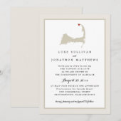 ケープコッド・プロヴィンスタウン | 結婚式 招待状 (正面/裏面)