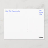 ケープコッド、マサチューセッツ州ポストカード ポストカード (裏面)