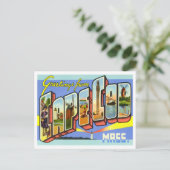 ケープコッド，マサチューセッツ州ヴィンテージビッグレター ポストカード (スタンド正面)