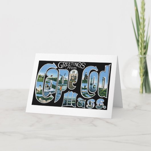 ケープコッド、固まりからの挨拶! カード (正面)