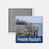 ケープコッド、州都マサチューセッツ州ライトハウス マグネット (正面/裏面)