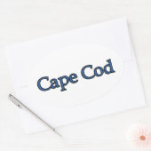 ケープコッド 楕円形シール (封筒)