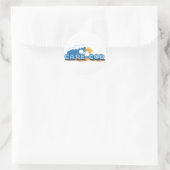 ケープコッド「波」デザイン。 ラウンドシール (バッグ)