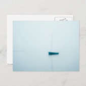 ケープコッド、霧がかった朝の帆船 ポストカード (正面/裏面)