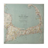 ケープコッド(1917年)のヴィンテージの地図 タイル (正面)