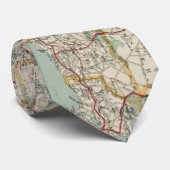 ケープコッド(1917年)のヴィンテージの地図 ネクタイ (ロール)