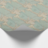 ケープコッド(1917年)のヴィンテージの地図 ラッピングペーパー (角)