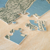 ケープコッド(1945年)のヴィンテージの地図 ジグソーパズル (側面)