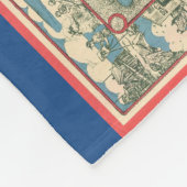 ケープコッド(1945年)のヴィンテージの地図 フリースブランケット (角)
