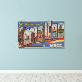 ケープコッド， MassachusettsLarge Letter Scenes キャンバスプリント (インサイチュ (ウッドフロア))
