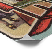 ケープコッド， MassachusettsLarge Letter Scenes ポスター (角)