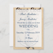 ケープコッドMassachusetts Vintage旅行ポスター 招待状 (正面)