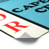 ケープコッドmayflower Eatmorクランベリーブランド ポスター (角)