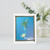 ケープコーカーの地図 ポストカード (スタンド正面)