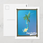 ケープコーカーの地図 ポストカード (正面/裏面)