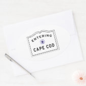 ケープコードMAサインへの入力 楕円形シール (封筒)