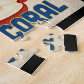 ケープコーラルフロリダアップルビンテージトラベル ジグソーパズル (側面)