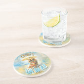 ケープサンブラスフロリダビーチラウンディングキャット コースター (側面)