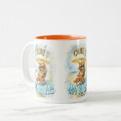 ケープサンブラスフロリダビーチラウンディングキャット ツートーンマグカップ (正面左)