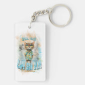 ケープサンブラスフロリダビーチ猫 キーホルダー (裏面)