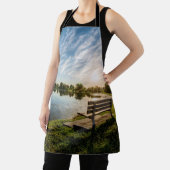 ケープジラルドゥーカウンティパークベンチサンセット エプロン (インサイチュ)