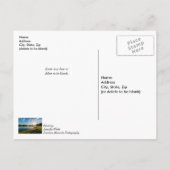 ケープジラルドゥー郡パークベンチズ考えるオブユー ポストカード (裏面)