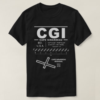 ケープジラードー地域空港 CGI USAA Tシャツ
