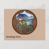 ケープタウンからの挨拶 ポストカード (正面)